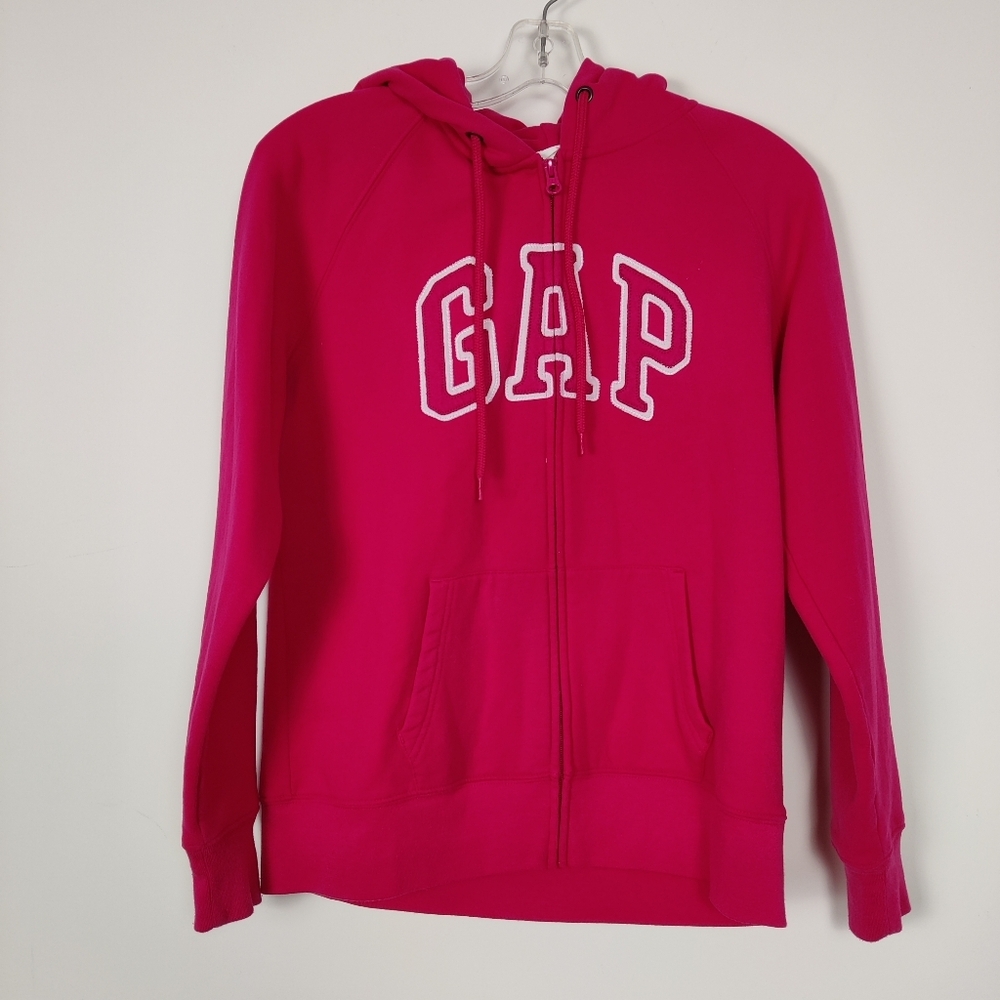 Gap Women's Zip Up Sweatshirt Hoodie in Pink Size Large Gorpcore Athleisure